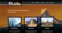 Desktop Screenshot of bcconstructionco.com